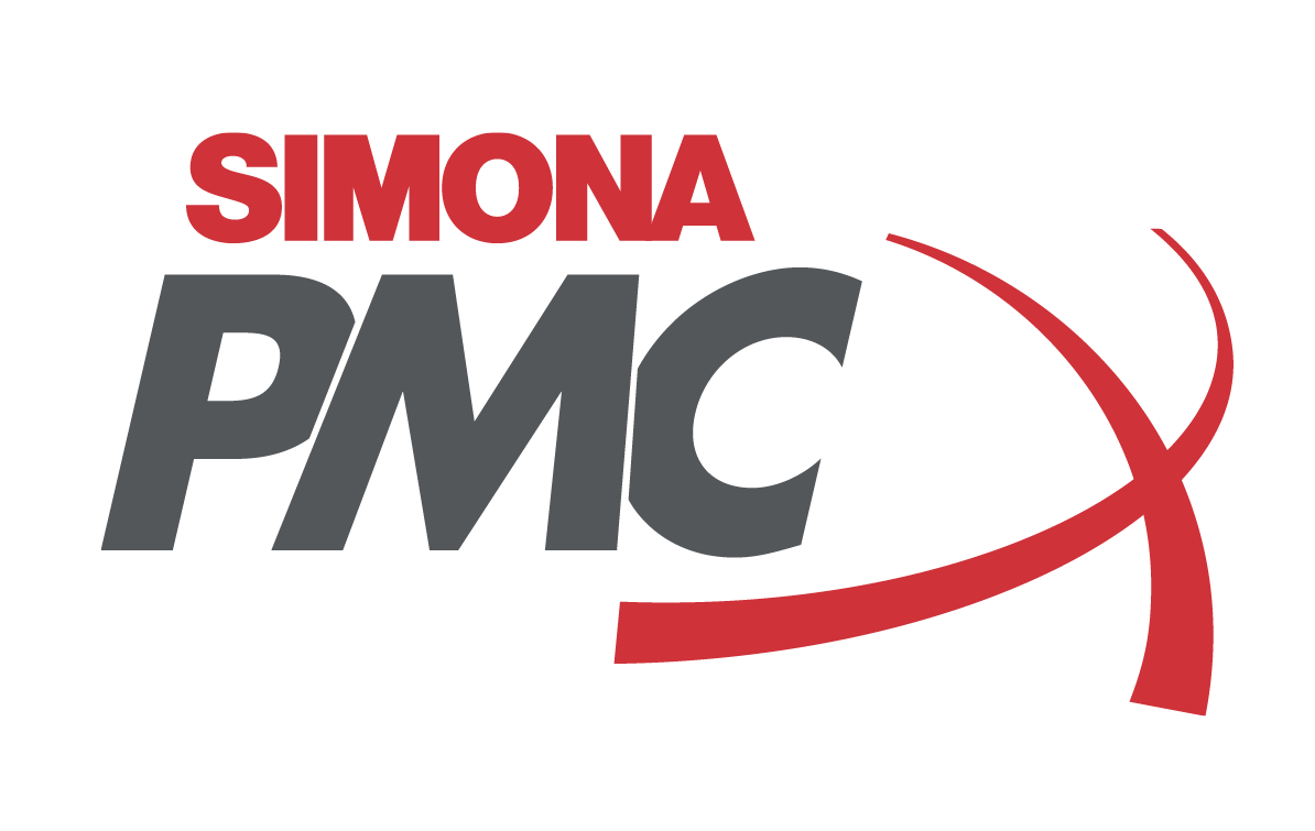 Schriftzug "SIMONA PMC" als Logo